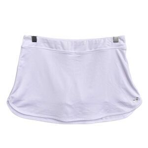 bcg White Sportswear Mini Skirt Girl Size Large 12-14 Short Build In Tennis Logo
